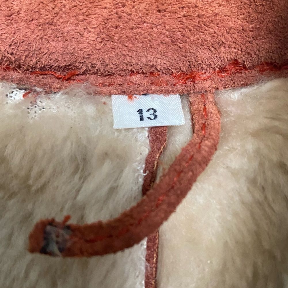 Vintage P.B.D. International Suede Sherpa Trim Coat - Picture 7 of 10